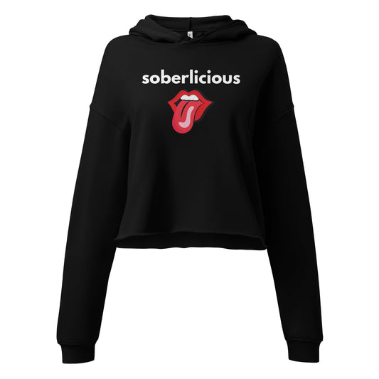 Soberlicious Crop Hoodie - Soberlands
