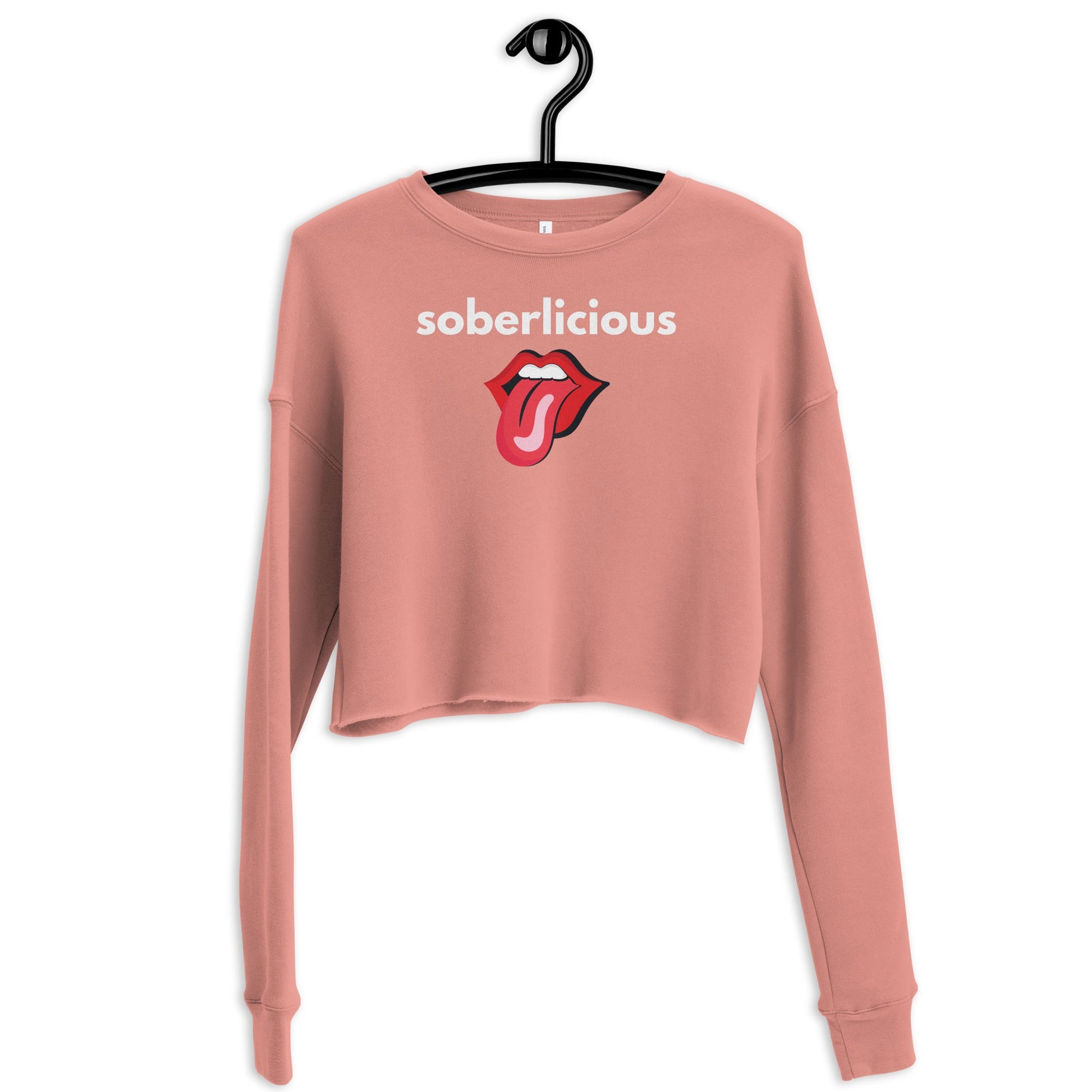 Soberlicious Crop Sweatshirt - Soberlands