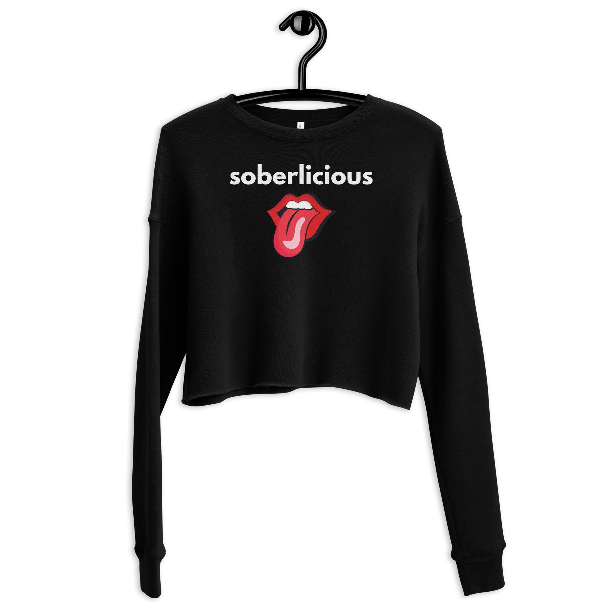 Soberlicious Crop Sweatshirt - Soberlands