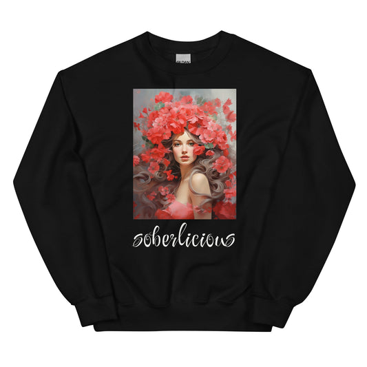 Soberlicious Flowers Sweatshirt - Soberlands