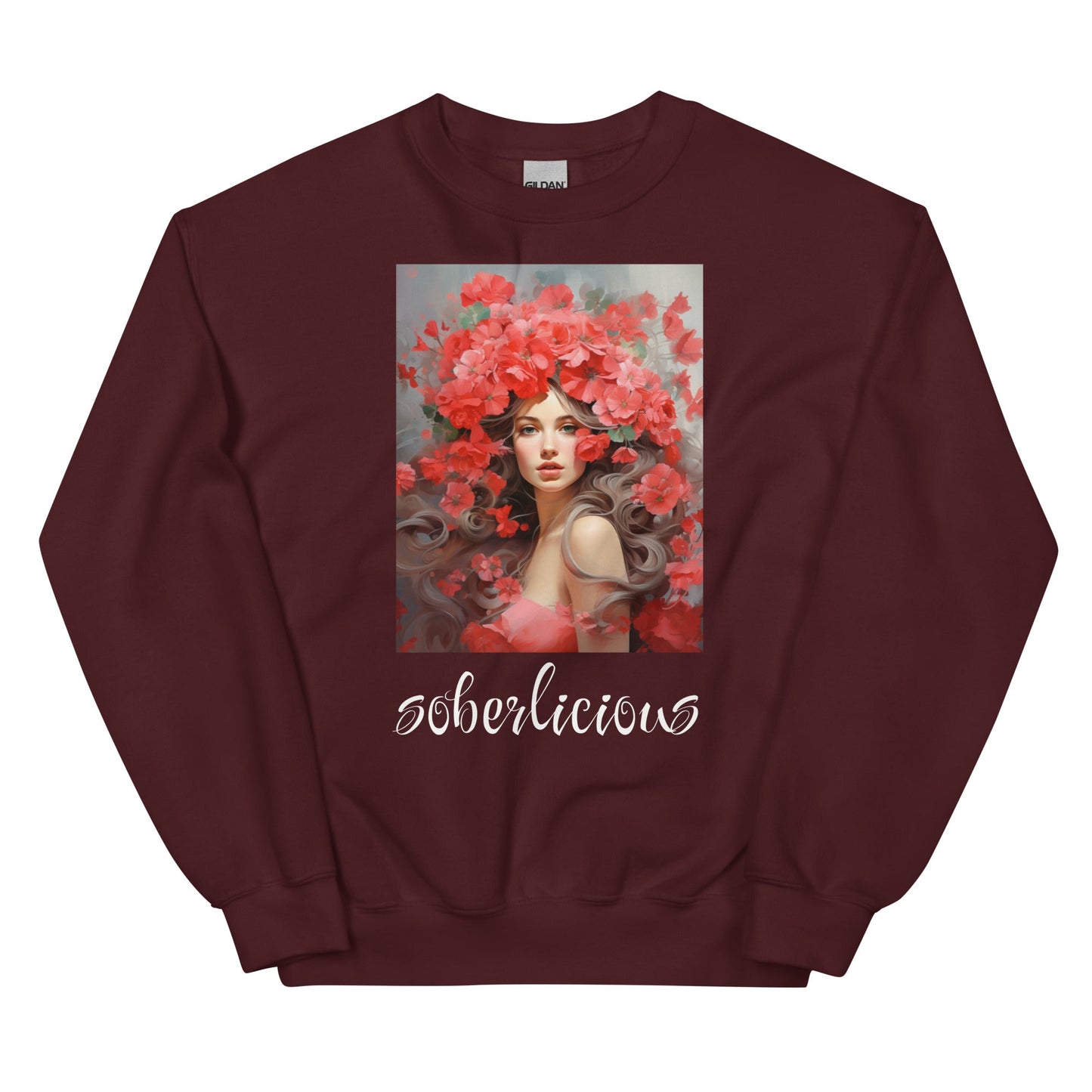 Soberlicious Flowers Sweatshirt - Soberlands
