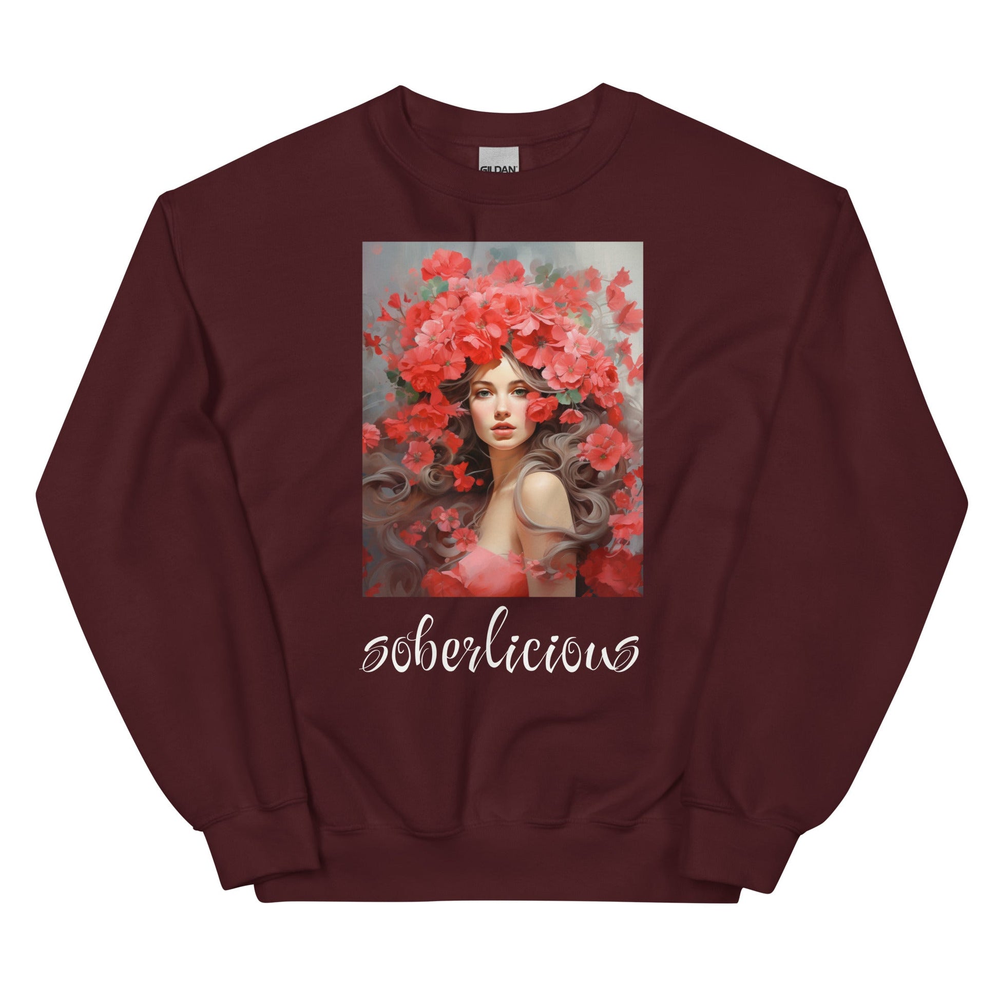 Soberlicious Flowers Sweatshirt - Soberlands