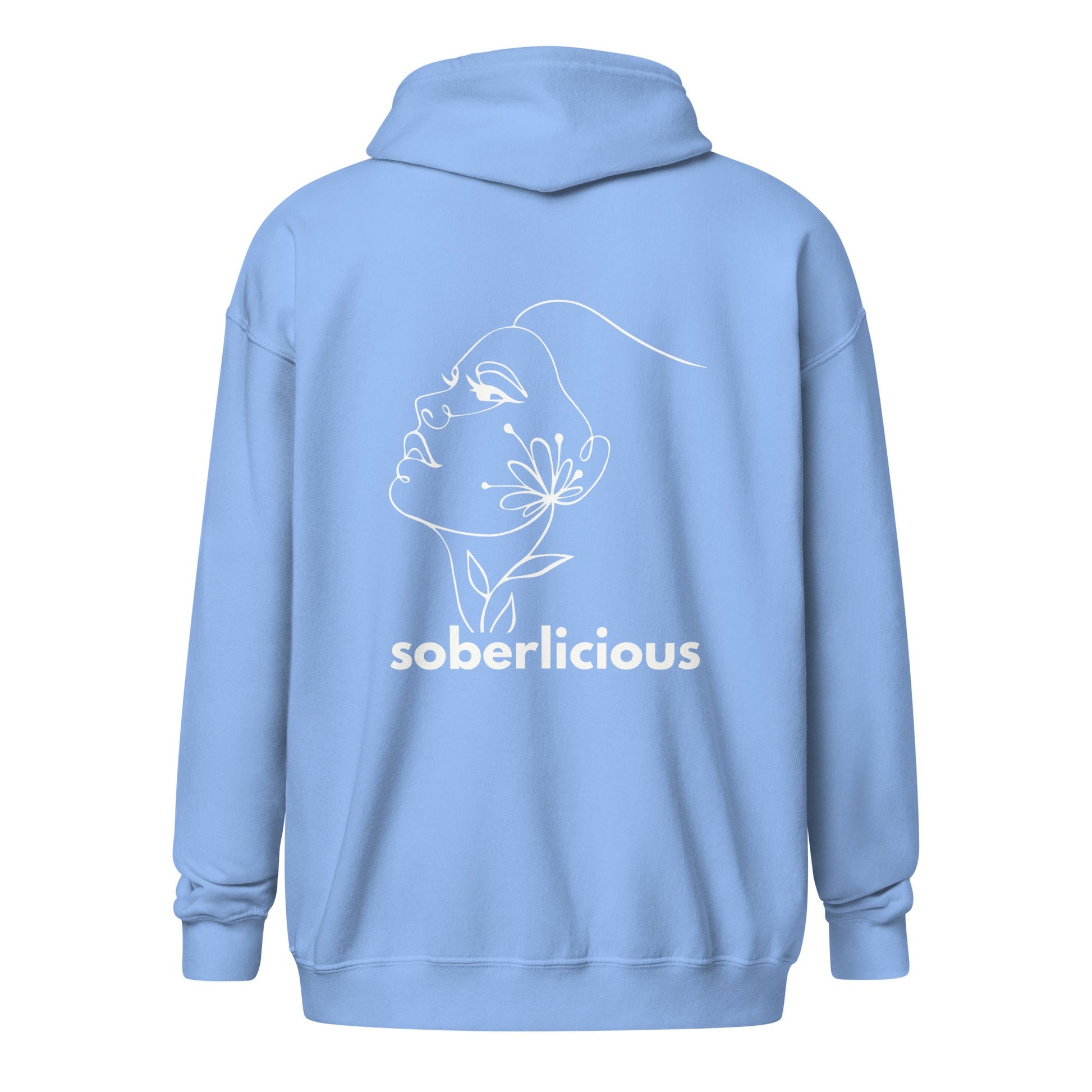 Soberlicious Lines (back print) Zip Hoodie - Soberlands