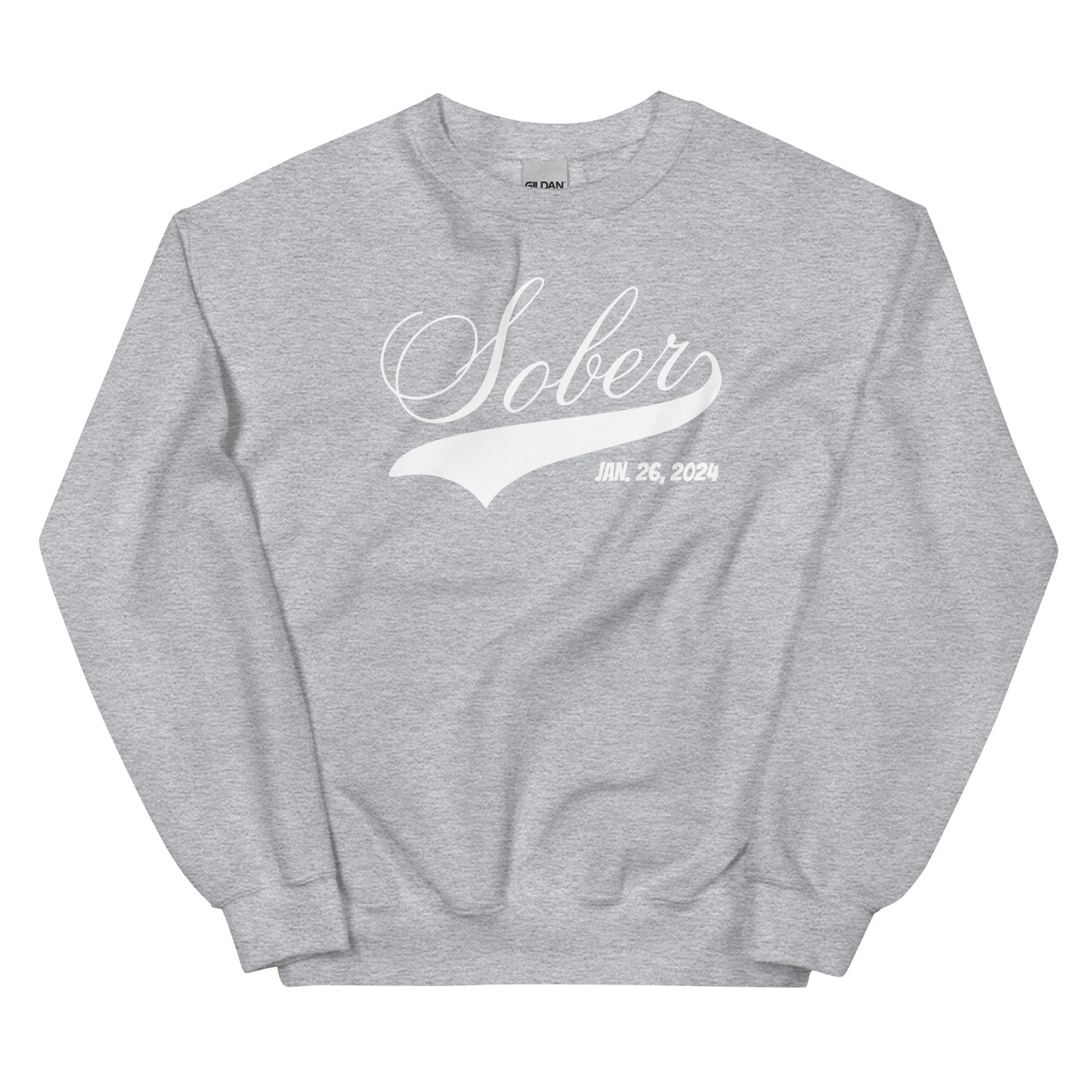 Sobriety Date Sweatshirt - Soberlands