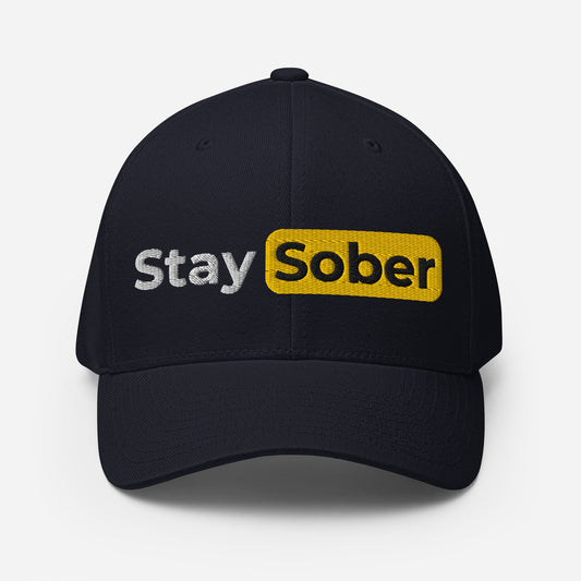 Stay Sober Fitted Cap - Soberlands