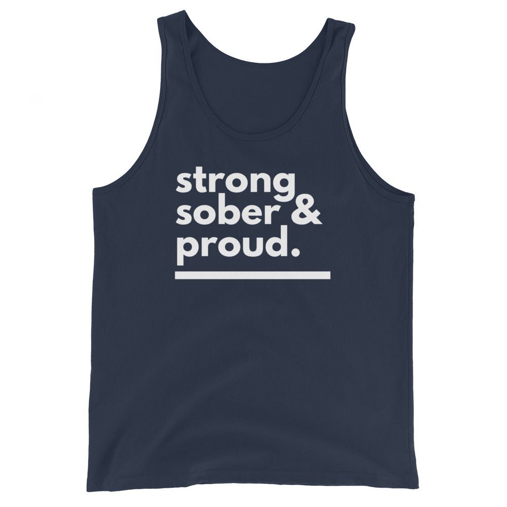 Strong Sober & Proud Tank - Soberlands