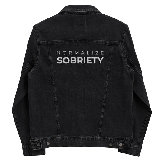 Normalize Sobriety Denim Jacket