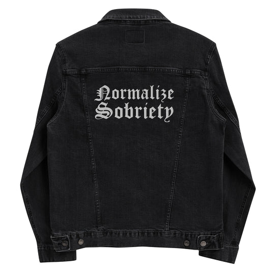 Normalize Sobriety Denim Jacket