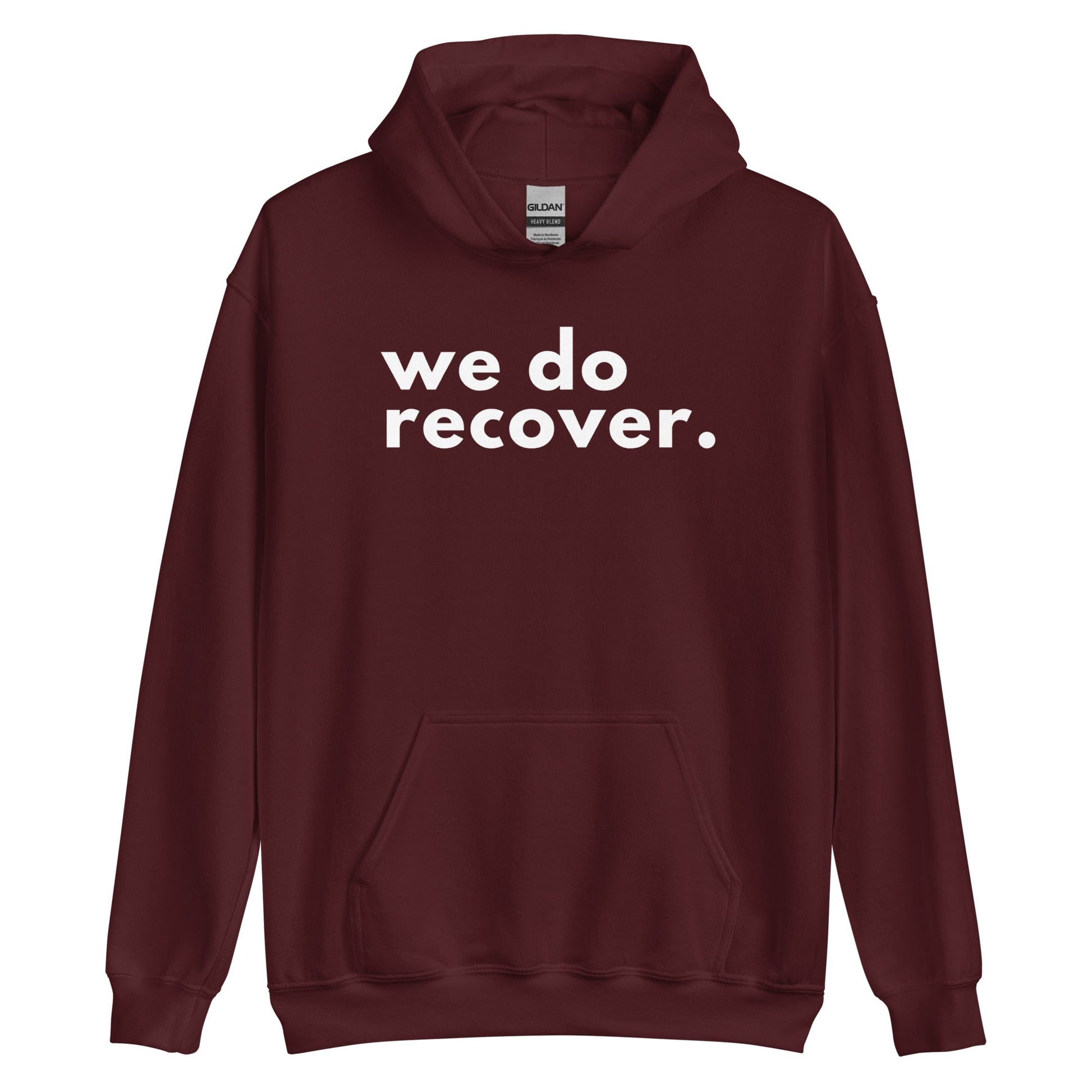We Do Recover Hoodie - Soberlands