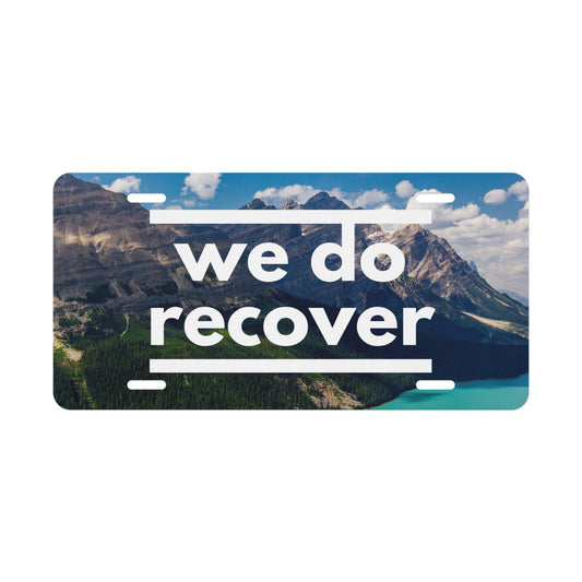 We Do Recover License Plate - Soberlands