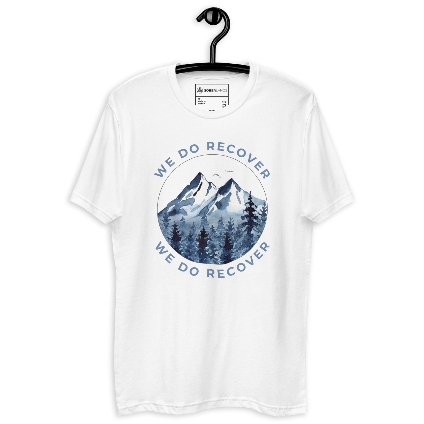 We Do Recover Men's Fitted Tee - Soberlands